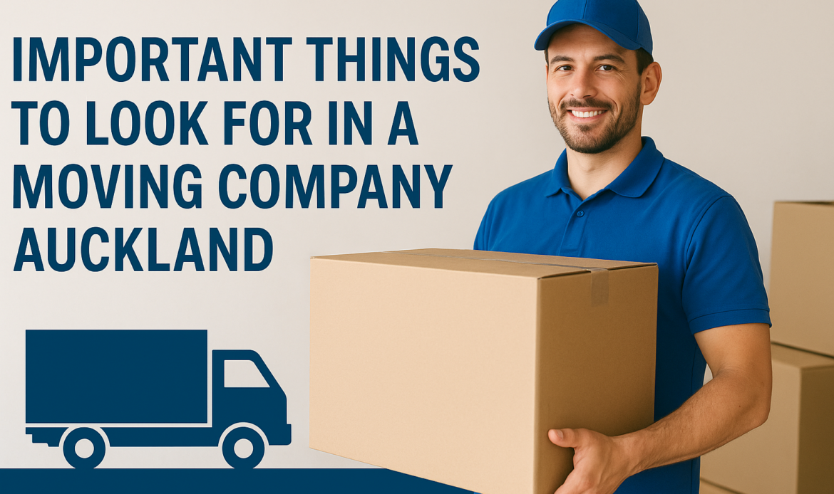 Important Things To Look For in a Moving Company Auckland
